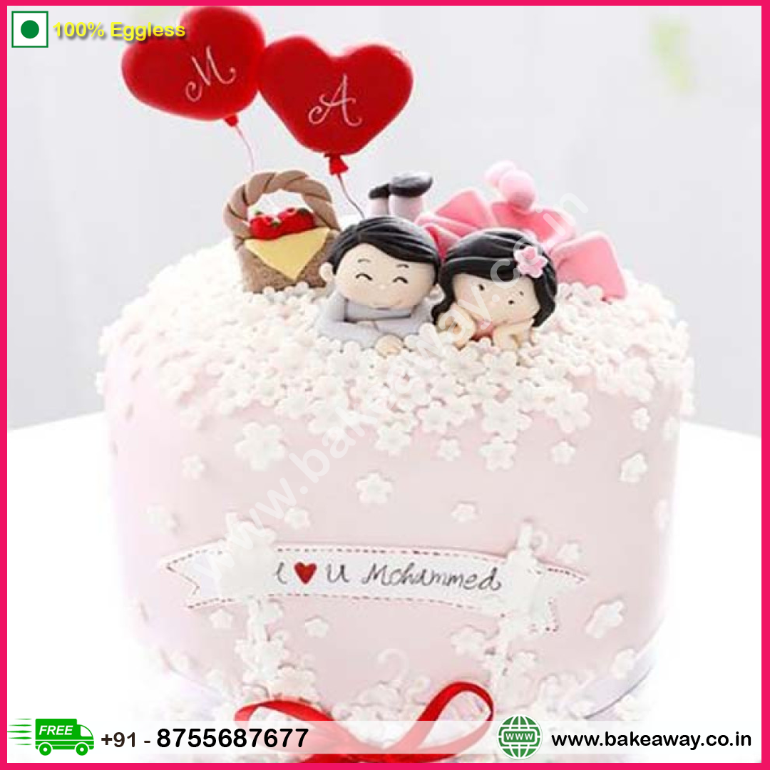 Flowery Gush Love Cake