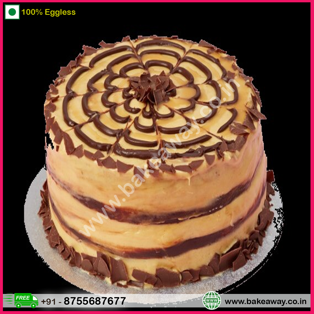 Caramel Choco Drip Cake